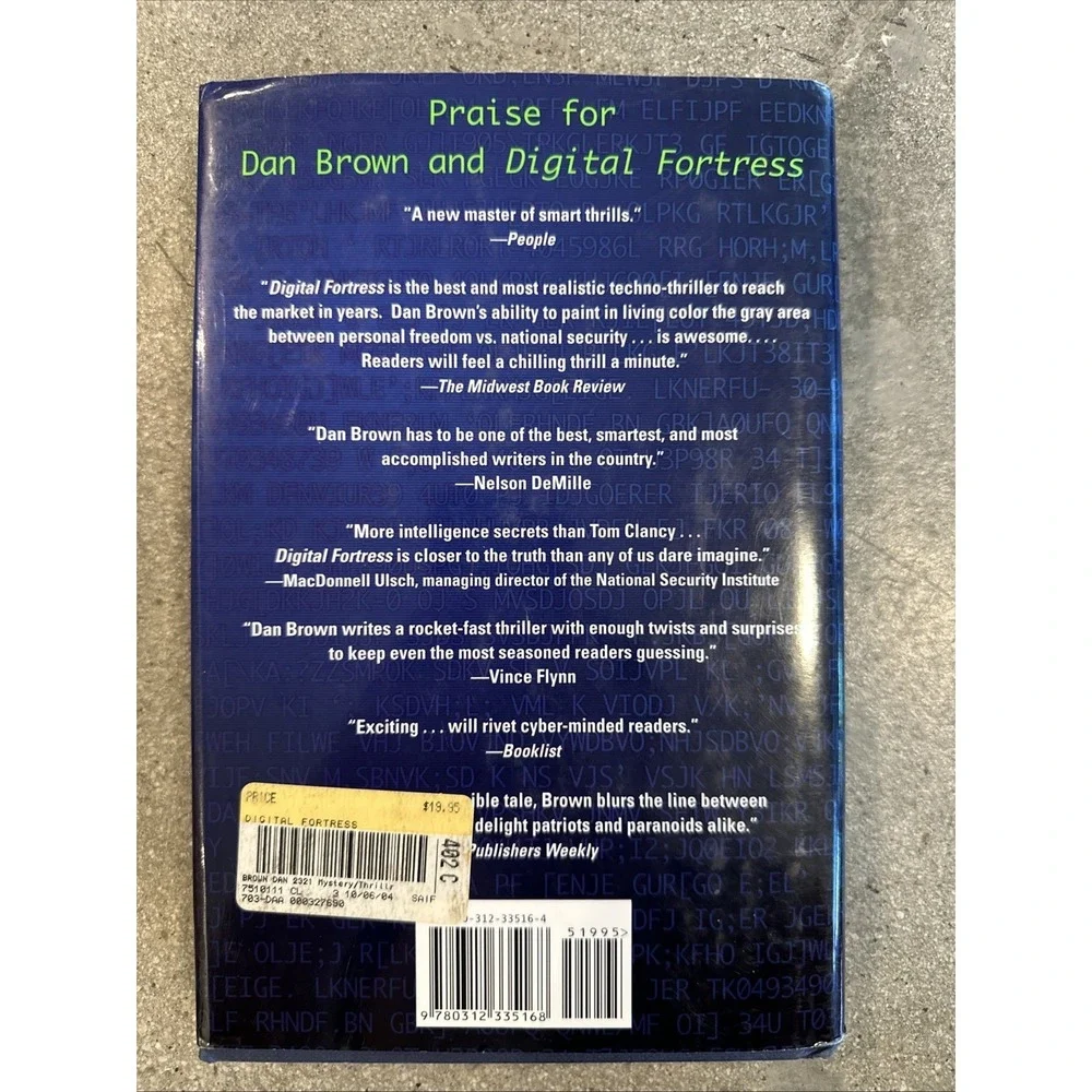 Digital‎ Fortress: A Thriller Hardcover(HC) By Dan Brown (Revised Edition 2004)